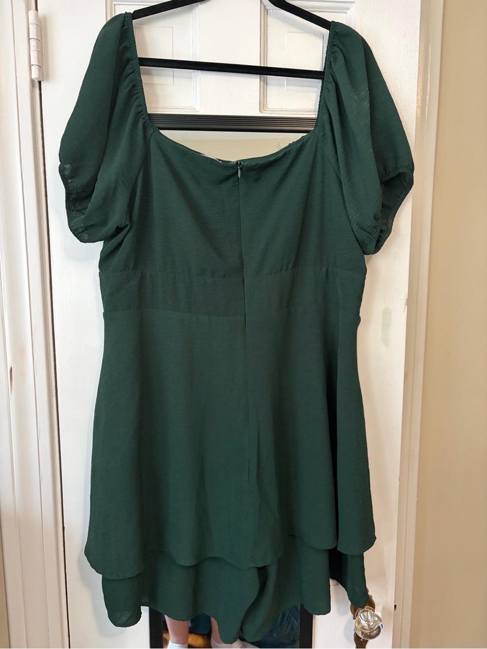 Arula plus size Emerald Green midi dress - Picture 2 of 3